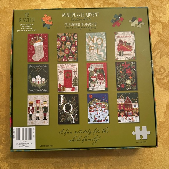 Aldi puzzle advent calendar NEW - Picture 2 of 2